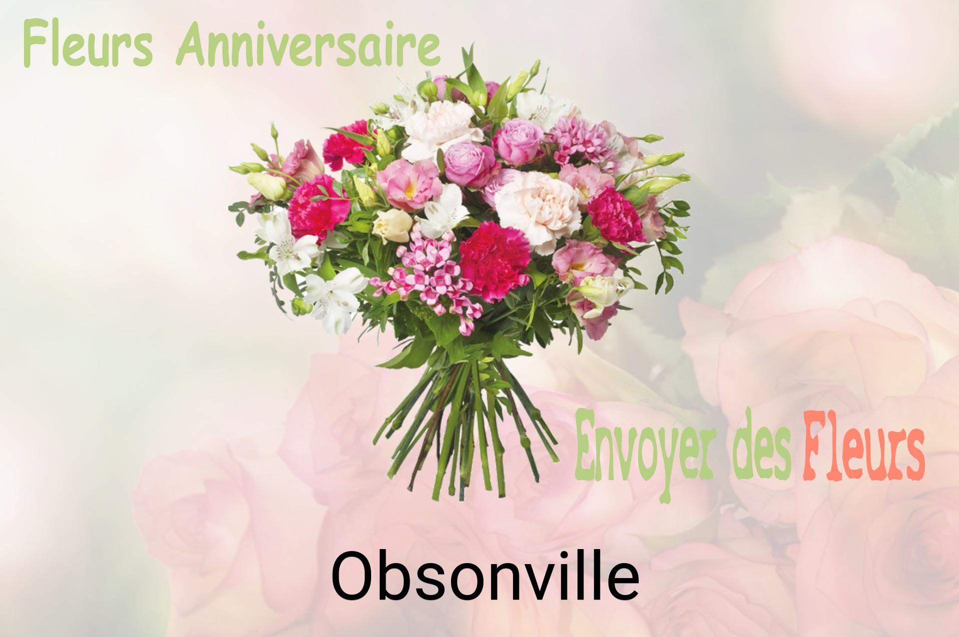 Bouquet de fleurs d’anniversaire livré à Obsonville