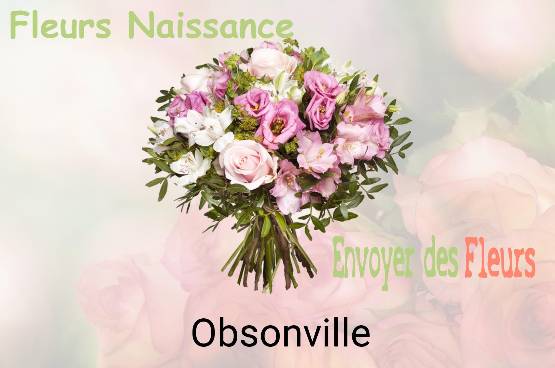 Bouquet de fleurs de naissance livré à Obsonville